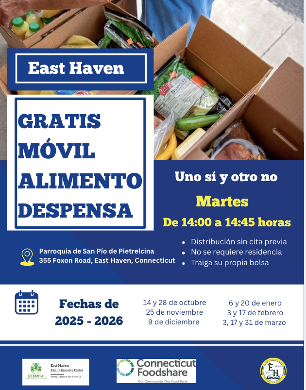 East Haven Food Distribution Spanish 