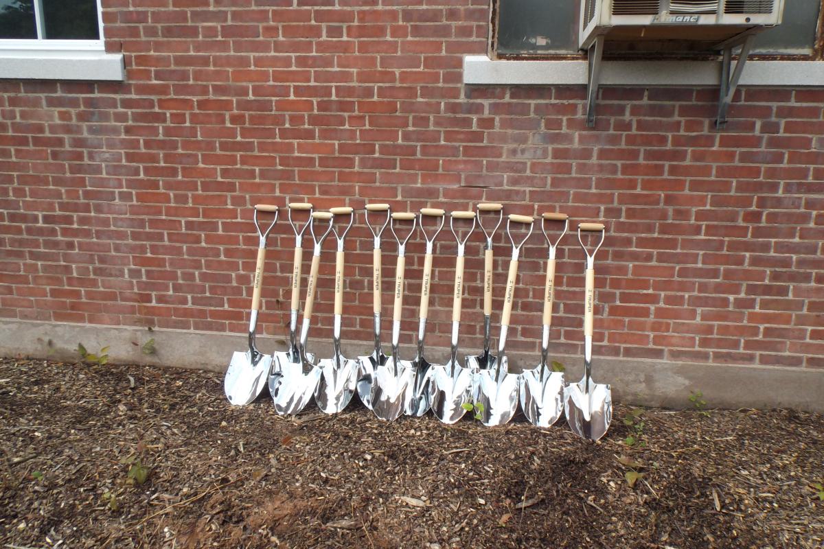 The shovels are ready