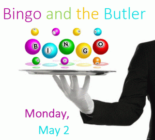 Senior Center Activity - Bingo and the Butler