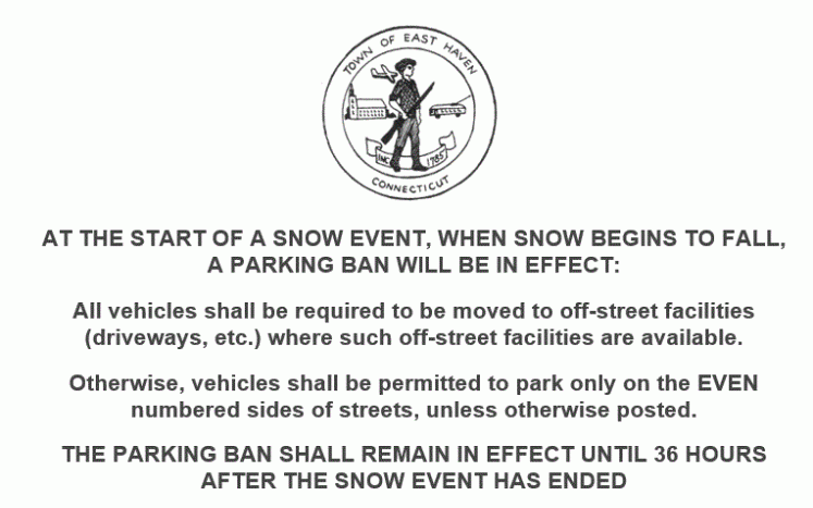 Parking Ban Notice 